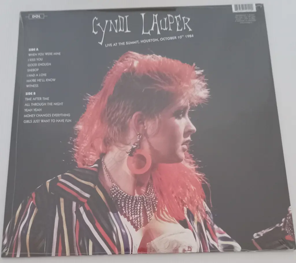 Cyndi Lauper, Live At The Summit, Houston, October 10th 1984, (Sealed Album) Image 1++